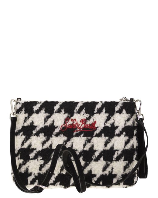 Mc2 Saint Barth Black Pochette Bag With Shoulder Strap