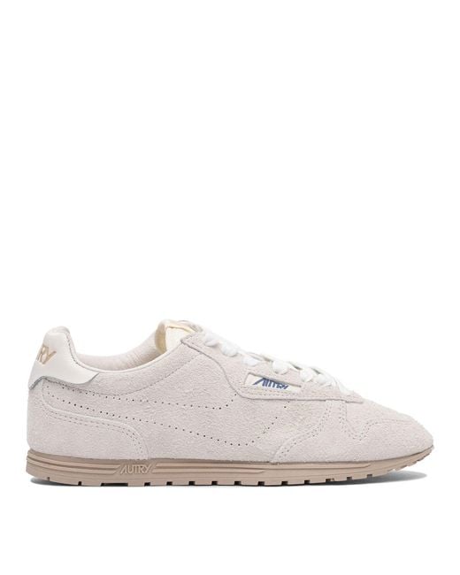 Autry White Sneakers & Slip-On