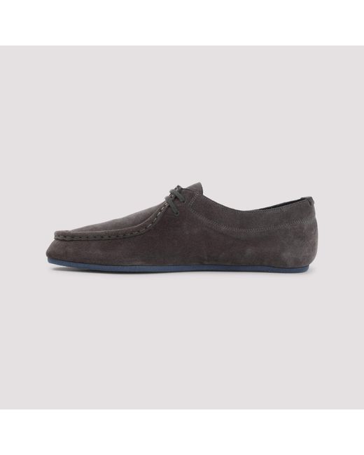 Jil Sander Brown Lace-Up Shoes