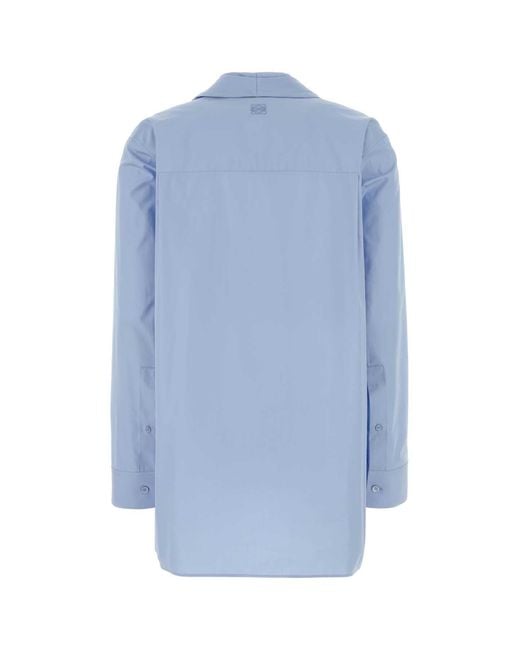Loewe Blue Relaxed Solid Shirt