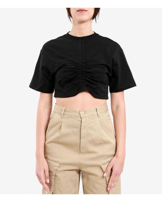 Semicouture Black T Shirts And Polos