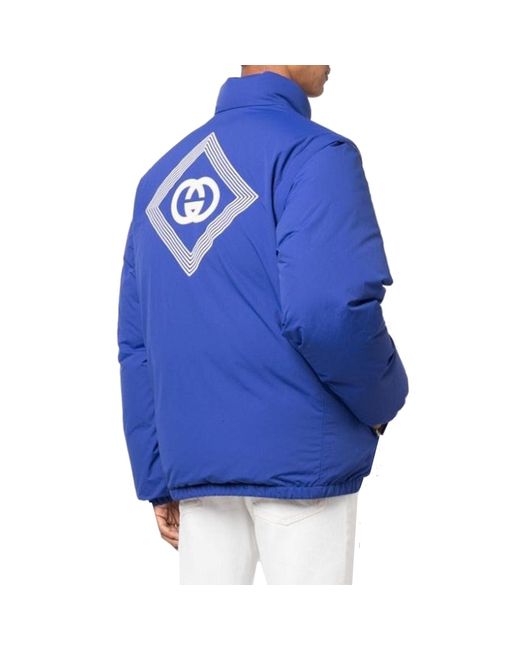 Gucci Blue Down Jacket for men