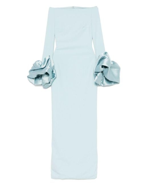 Solace London Blue Trost London Talia Maxi Kleid