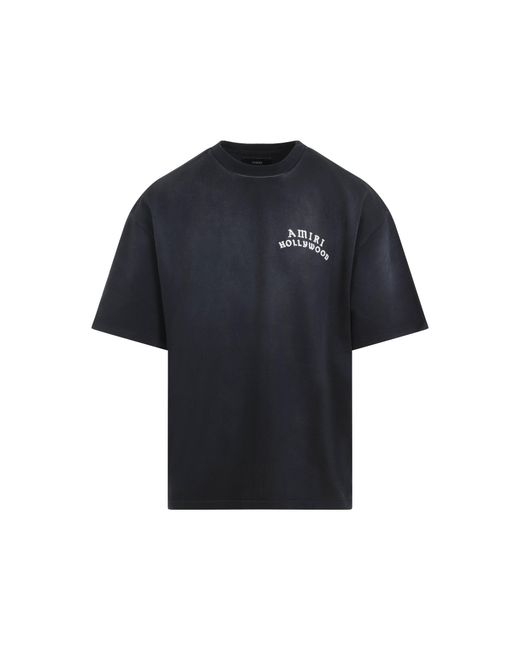 Amiri Black Oversize Hollywood T-Shirt