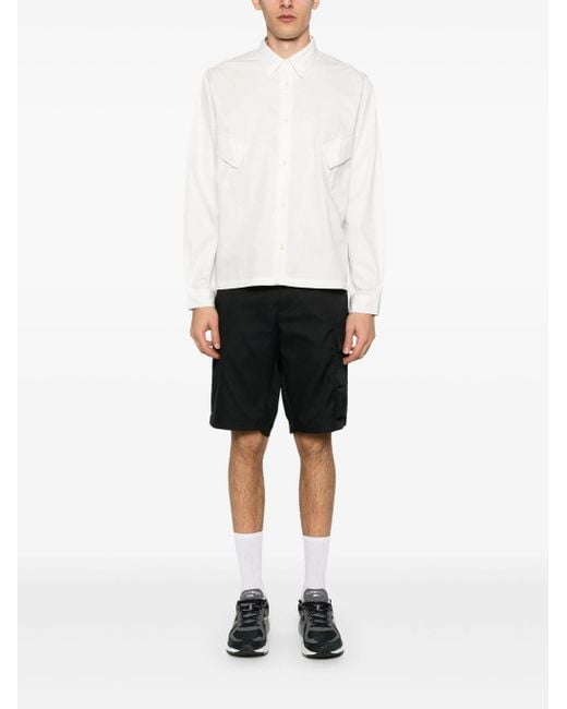 C P Company White Shirts Long Sleeve 18Clsh026A006472A for men