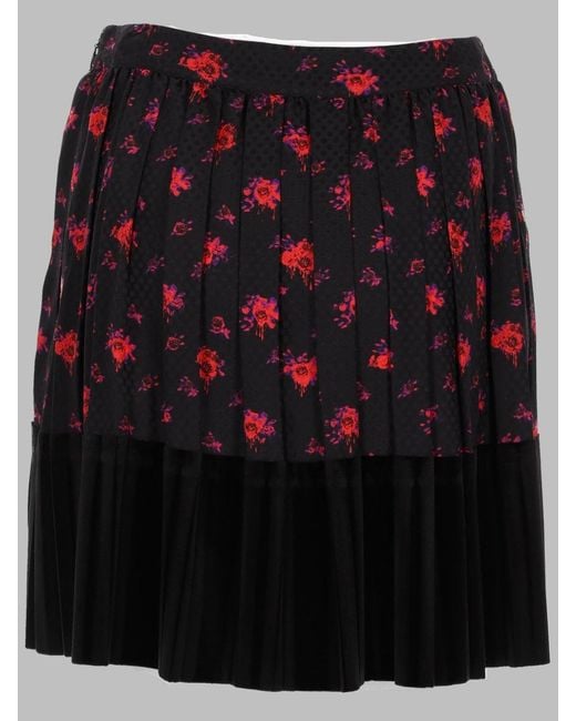 McQ Alexander McQueen Black Chic Mini Skirt