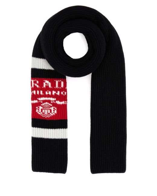 Prada Black Cashmere Scarf for men