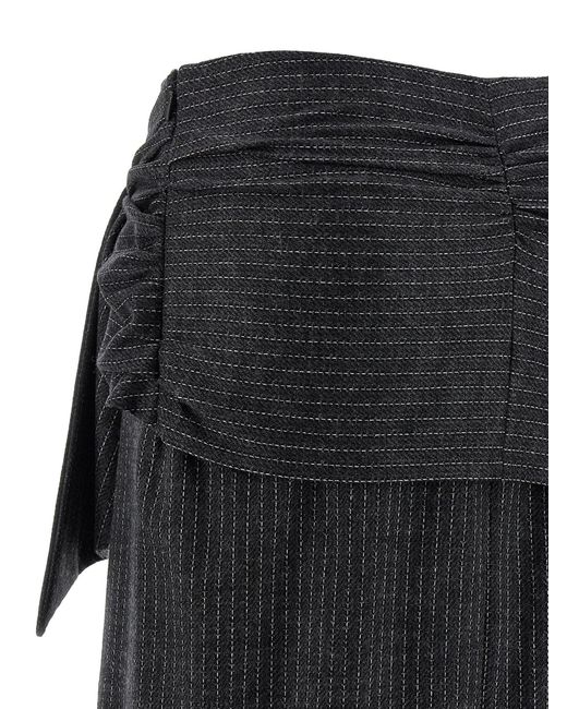 Isabel Marant 'reilly' Midi-rok in het Black