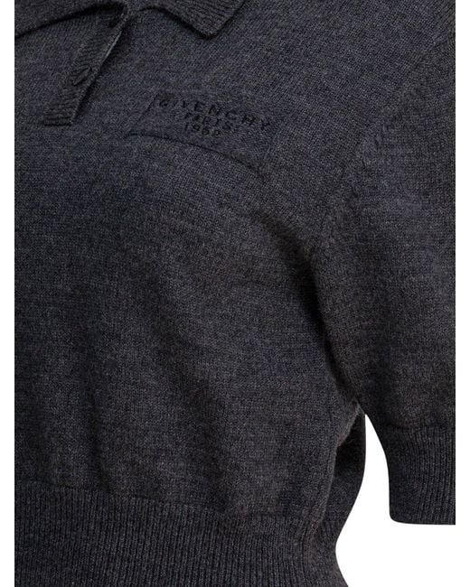 Polo de lana " Paris 1952" de Givenchy de color Blue