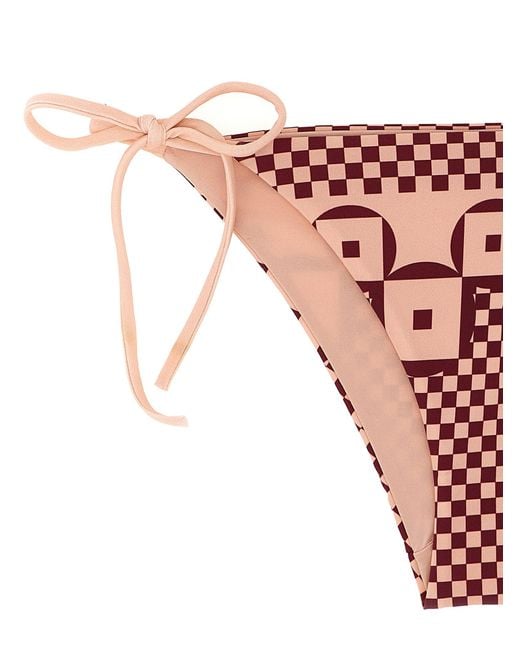 Fendi Pink Micro Patchwork Bikini Briefs