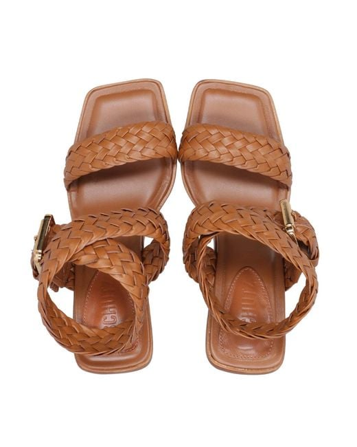 SCHUTZ SHOES Brown Sandals