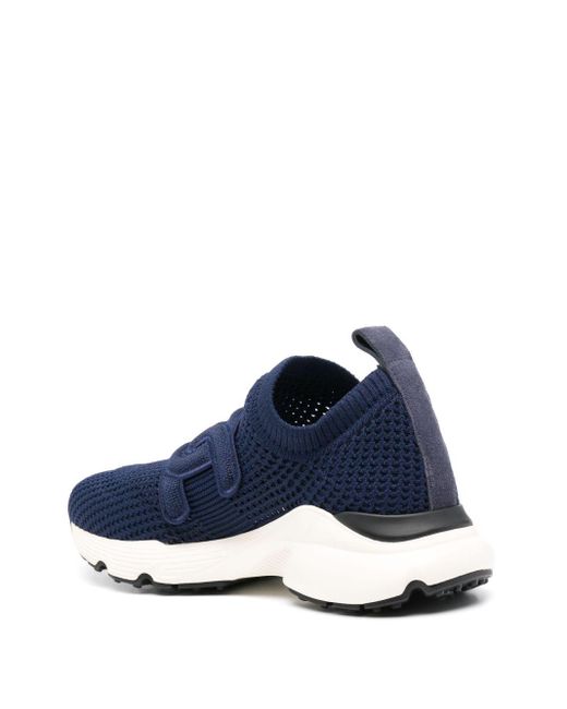 Tod's Sneakers Met Logopatch in het Blue