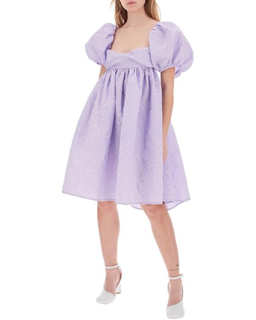 CECILIE BAHNSEN 'susanna' Kurzes Kleid in het Purple
