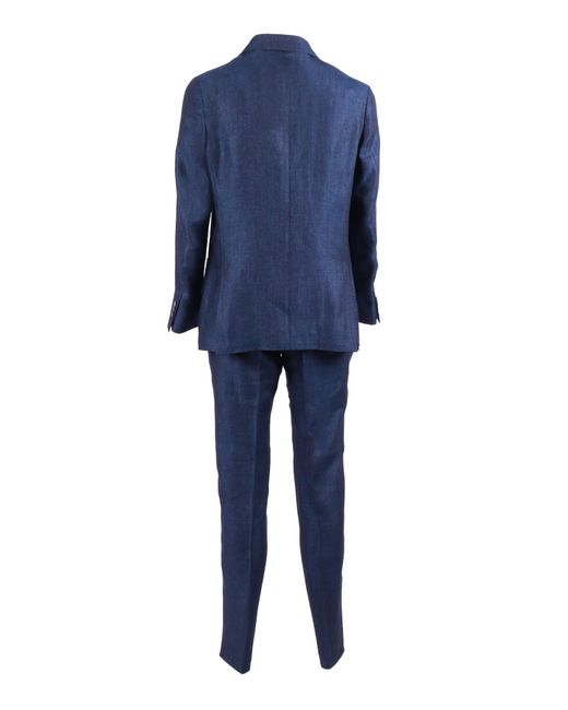 Tombolini Blue Zero Gravity Linen Suit for men