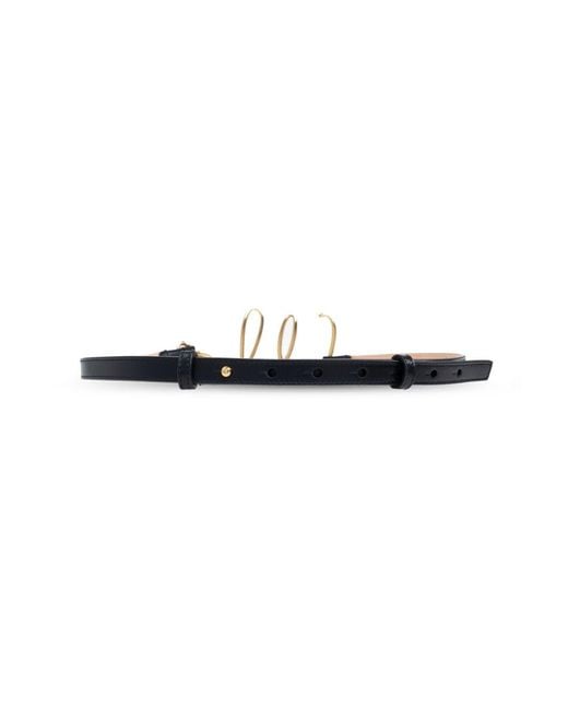 Chloé Metallic Iconic Leather Belt