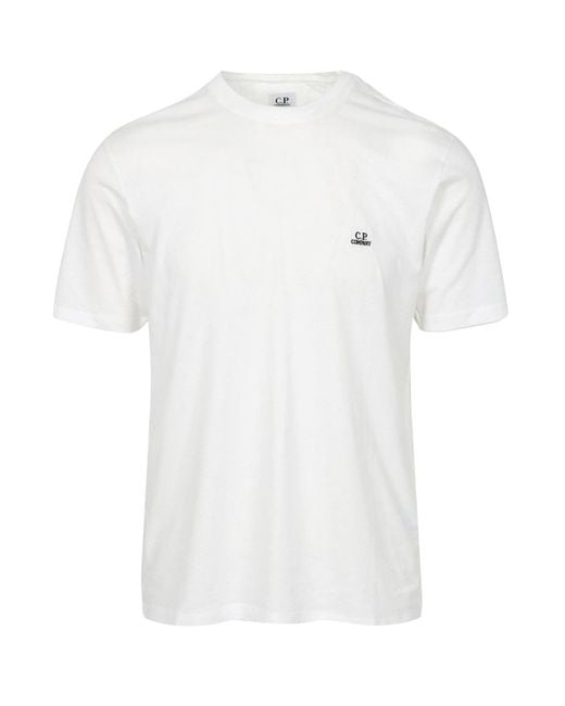 C P Company White T Shirts And Polos