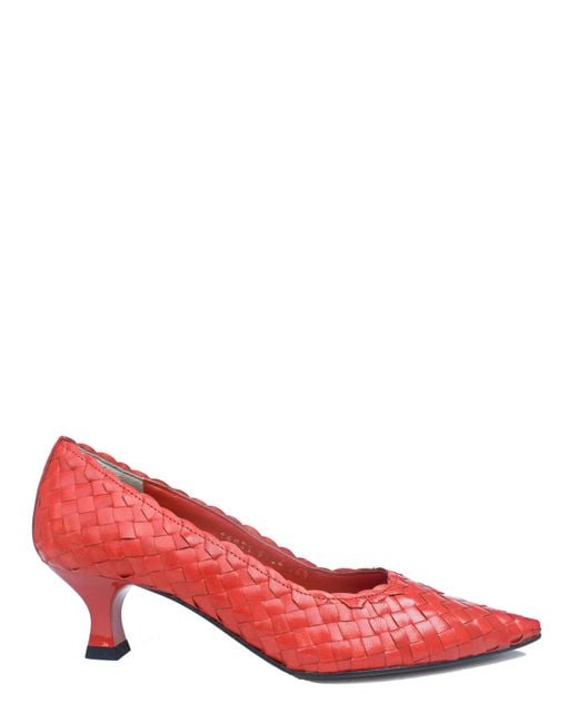 LA ROSE Red Pumps