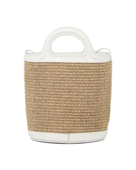 Marni "tropicalia" Bucket Bag in het White