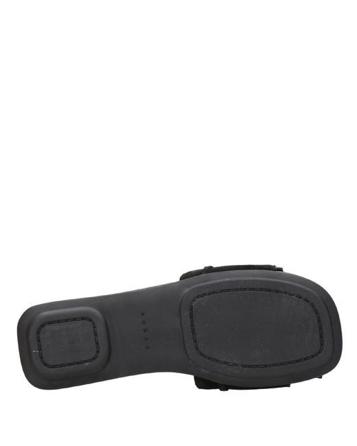 Hogan Black Sandals