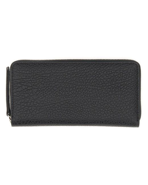 Maison Margiela Black Leather Wallet