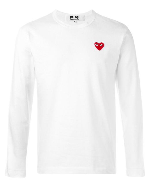 Comme des Garçons White Cotton T-Shirt