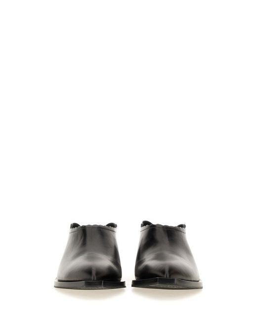 Moschino Black Cuban Heel Shootie For