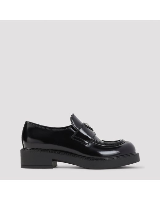 Prada Chocoladeloafer in het Black