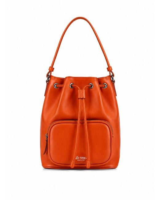 Borsa A Tracolla di LA ROSE in Orange