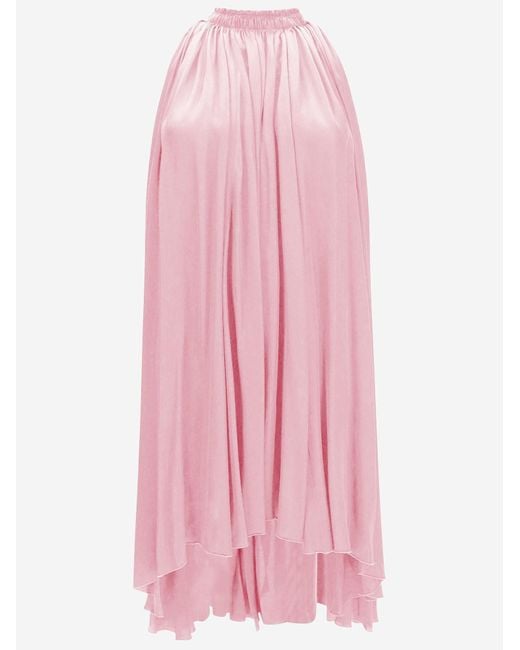 Sa Su Phi Pink Cotton Blend Dress