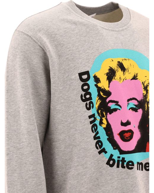 Shirt des garçons "Marilyn par Andy Warhol" Sweatshirt Comme des Garçons pour homme en coloris Gray