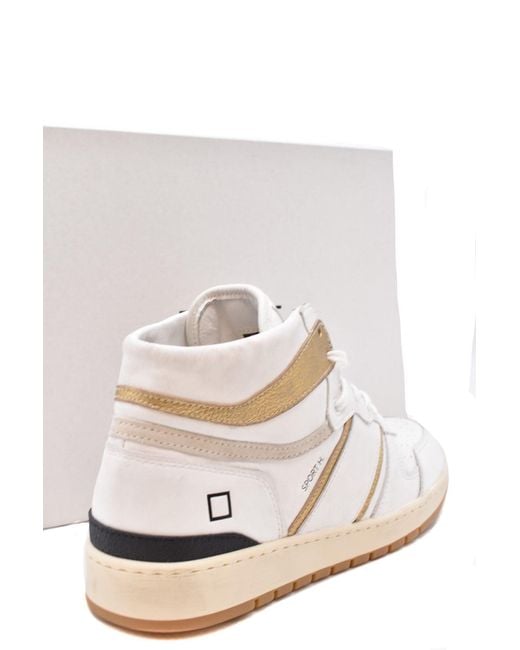 Date White High Top Sneakers