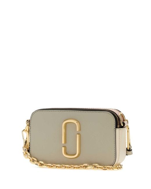 Marc Jacobs Gray Multicolor Leather The Snapshot Crossbody Bag