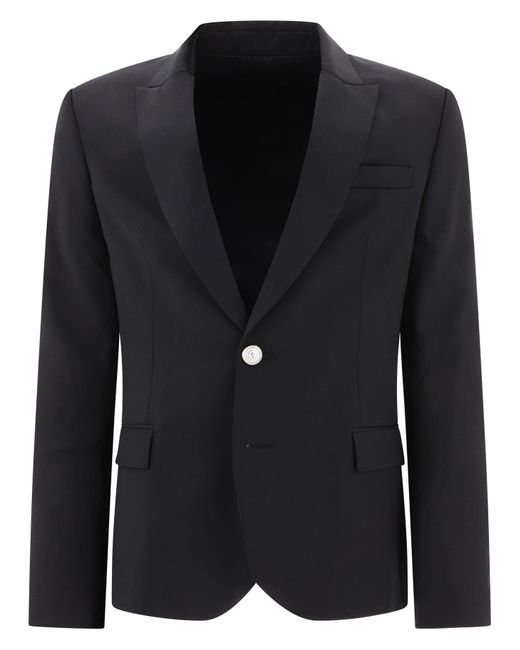 Balmain Black Single-breasted Jacket for men