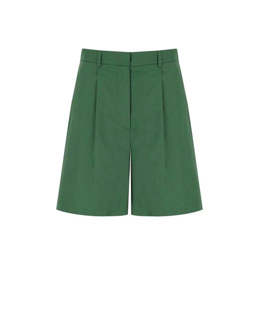 Weekend by Maxmara Green Ecuba Bermuda Shorts