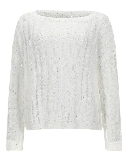 120% Lino White Maglia