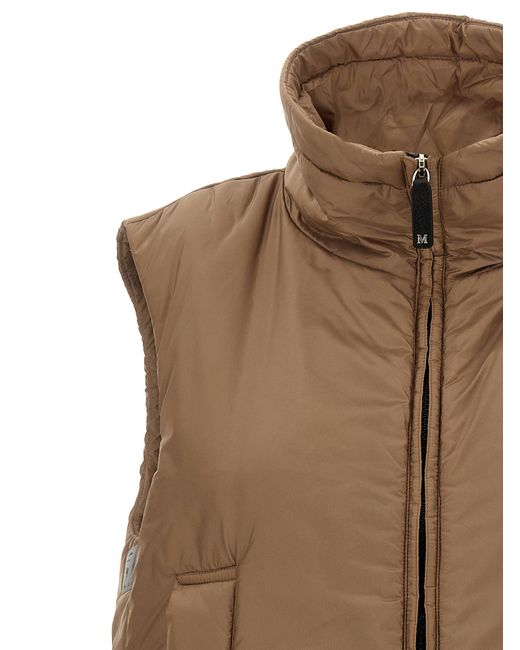 'Greenve' chaleco Max Mara de color Brown