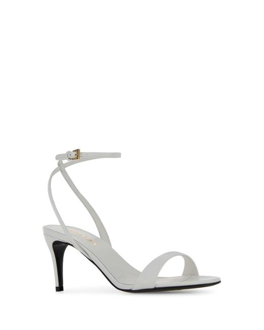 Prada White Sandals