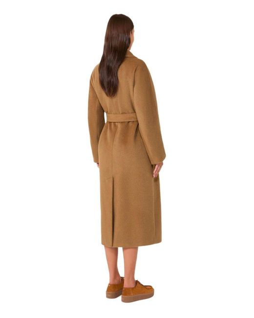 Weekend by Maxmara Natural Tempera Camel Belted Coat