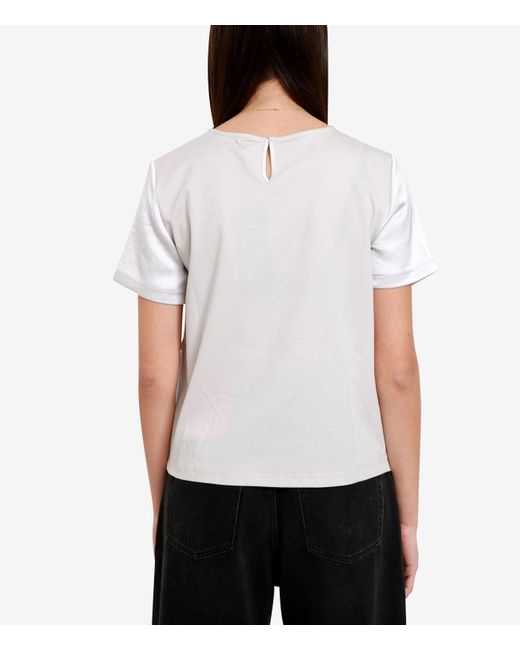Weekend by Maxmara T Shirts En Polos Grijs in het White