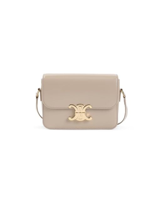 Céline Natural Mini Triomphe Handbag