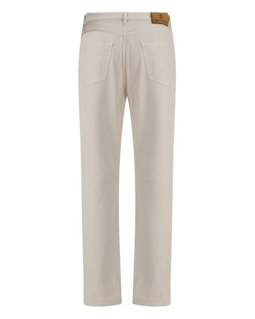 Jean En Coton Brunello Cucinelli pour homme en coloris Gray