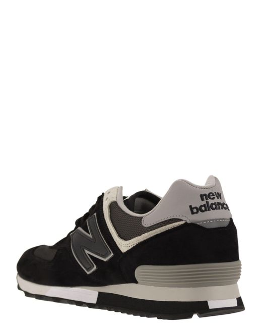 576 Sneaker di New Balance in Black da Uomo