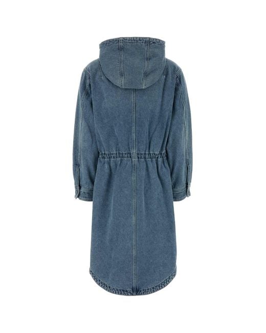 MICHAEL Michael Kors Blue Denim Parka
