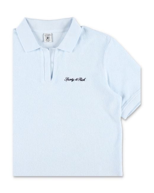 Sporty & Rich Blue T Shirts And Polos