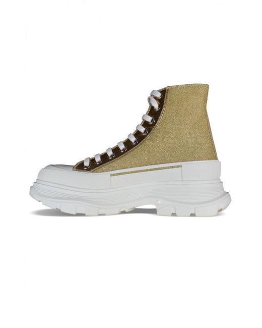 McQueen Metallic Sneakers Tread Slick