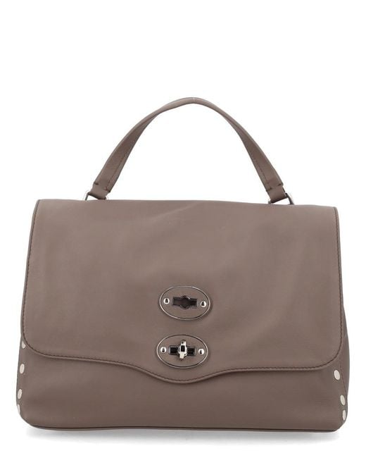 Zanellato Brown Borsa "Postina" Small