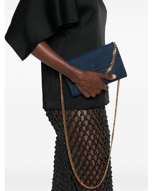 Stella McCartney White Falabella Chain-Trim Crossbody Bag