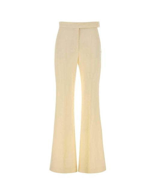 Sportmax Natural Cream Flared Pant