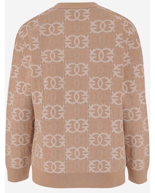 Pinko Natural Love Birds Knitwear