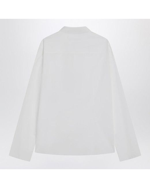 MM6 by Maison Martin Margiela White Cotton Shirt for men